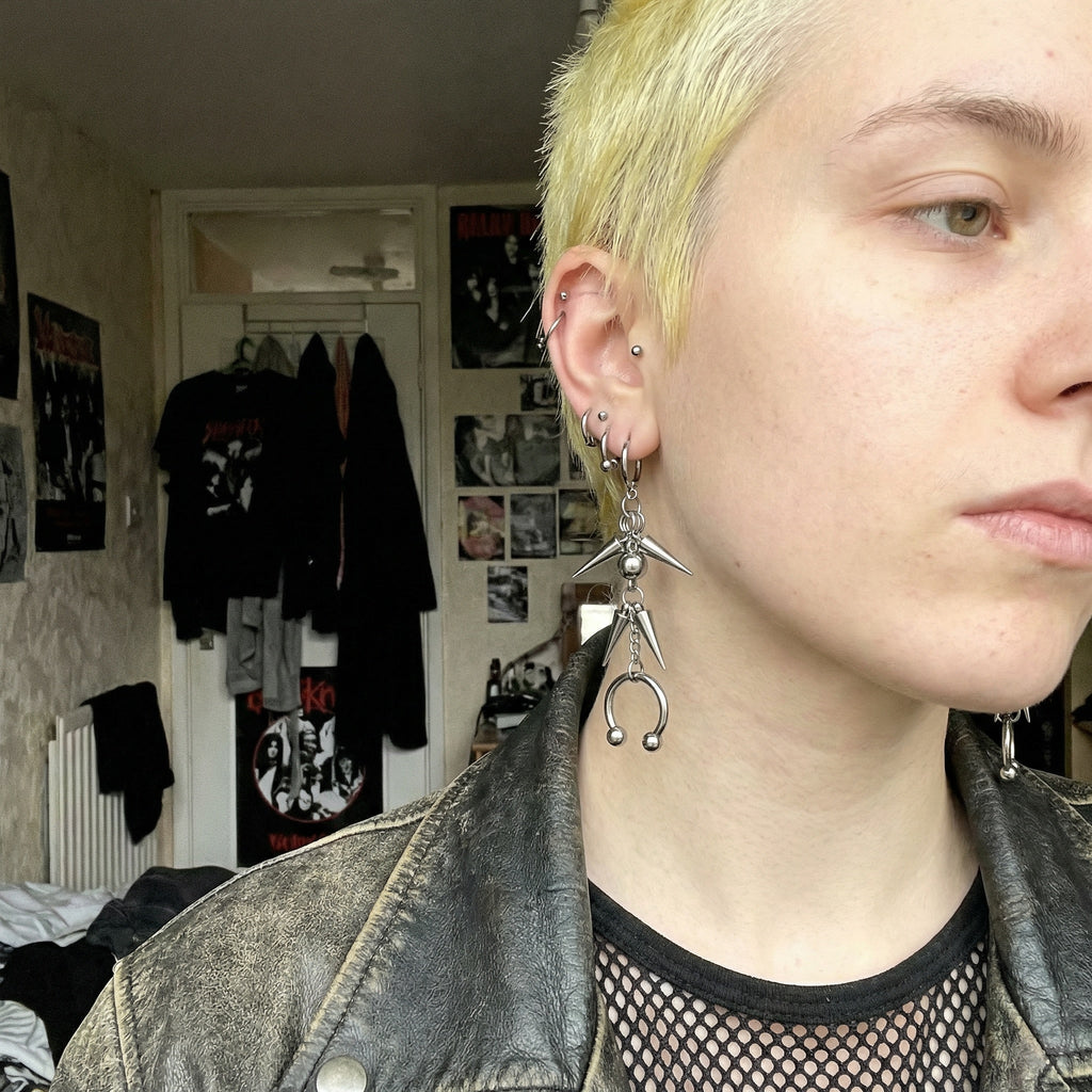 EAR PIECE_01 — MULTI SPIKE DROP